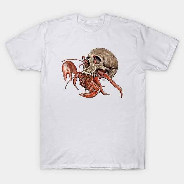 Skull Crab T-Shirt by Dual Rogue